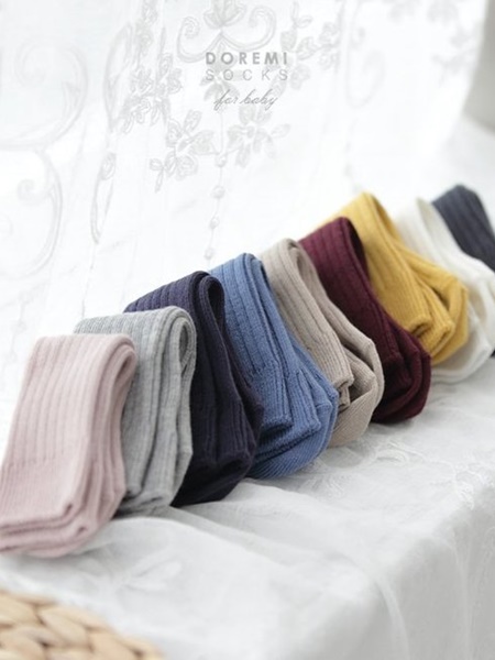 Rib Knee Socks (set of 3)