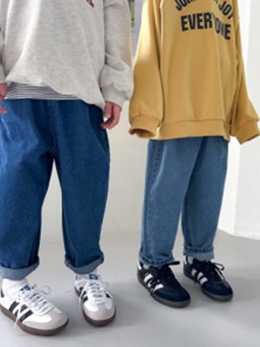 Balloon Baggy Denim Pants