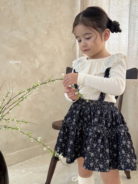 Olive Suspender Skirt