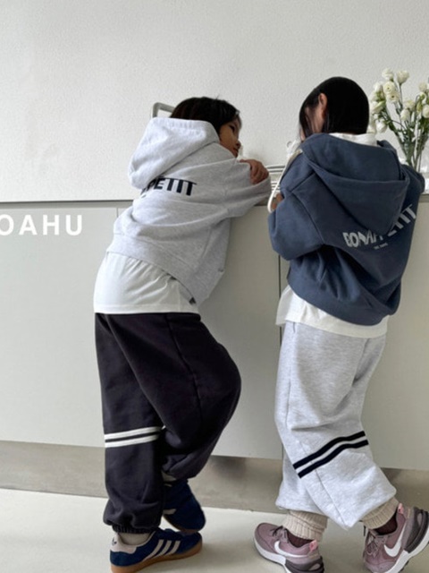 Lettering Hood Zip-up