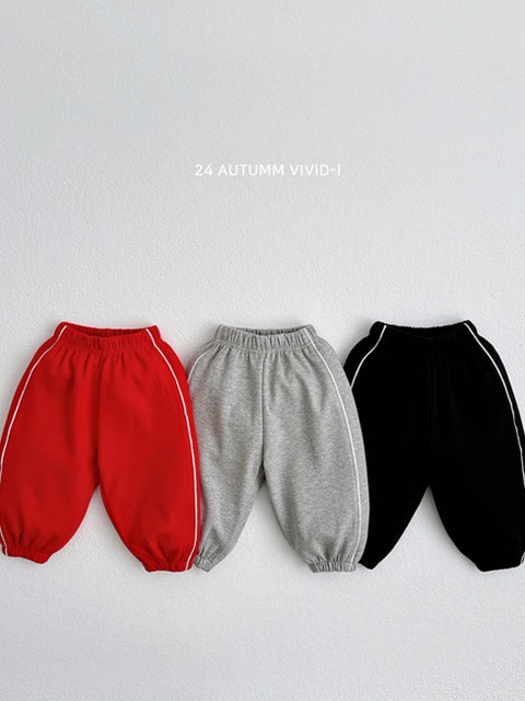 Piping Jogger Pants