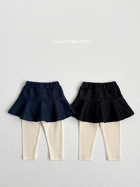 Denim Skirt Leggings