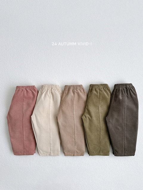 Corduroy Slit Pants