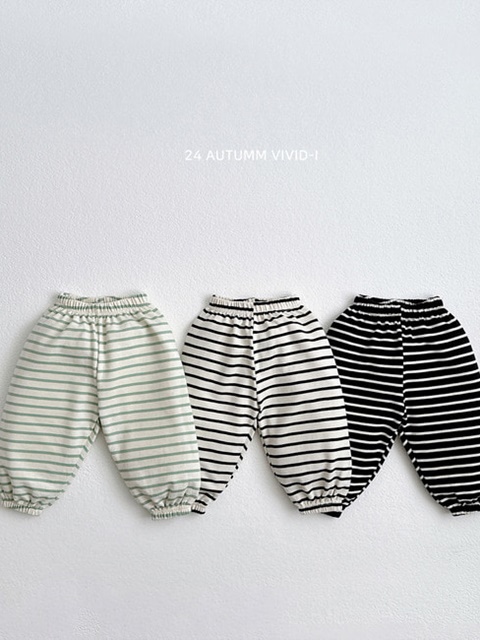 Fall Stripe Jogger Pants
