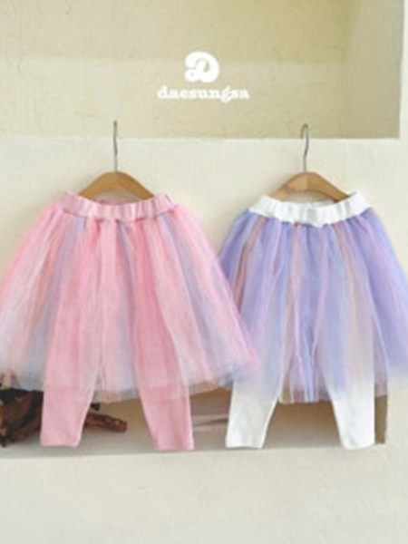 Rainbow Cha Skirt Leggings