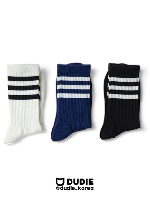 Three Lines Socks