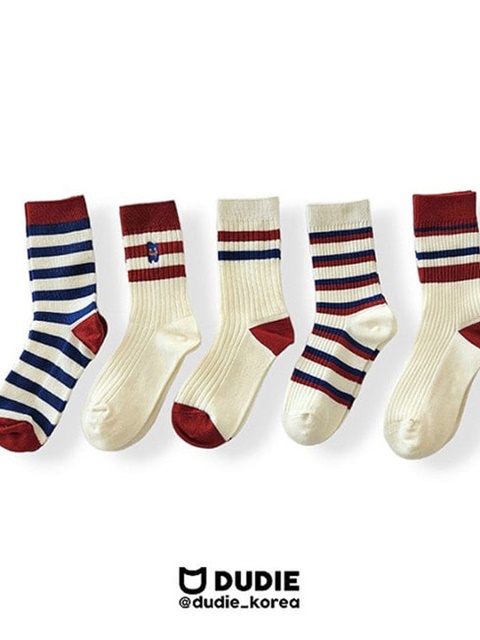 Red Blue Socks