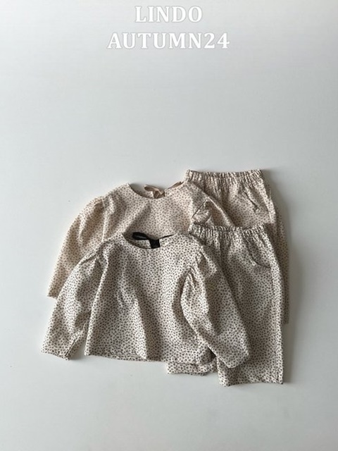 Leaf Floral Shirring Set