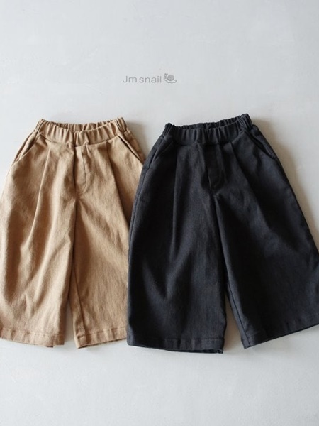 Easy Cotton Span Wide Pants