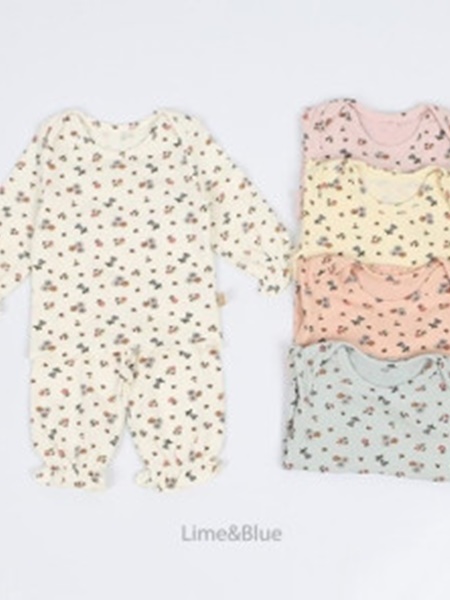 Orange Flower Baby Easywear
