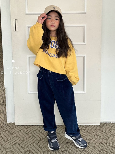 Denim Corduroy Pants