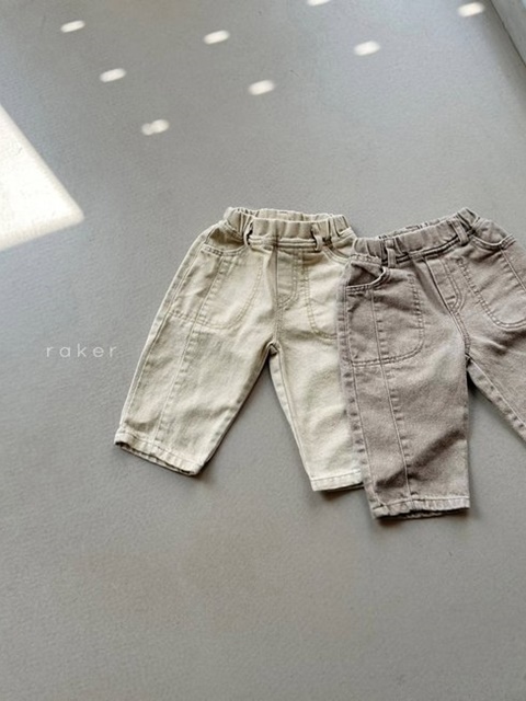 Maison Stitch Baggy Pants