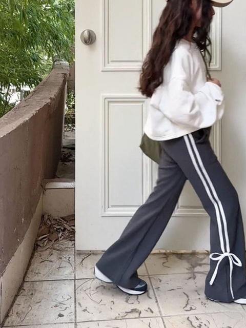 Ribbon Bootscut Pants