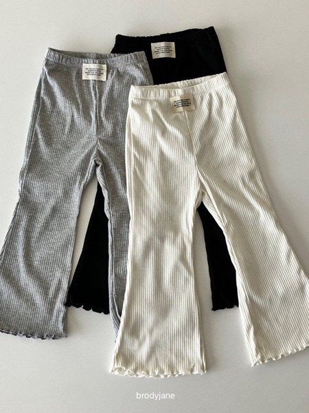 Rib Bootscut Pants