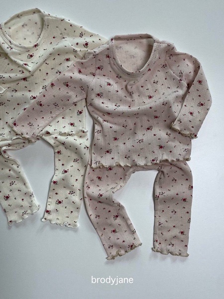 Flower Eyelet Frill Easywear
