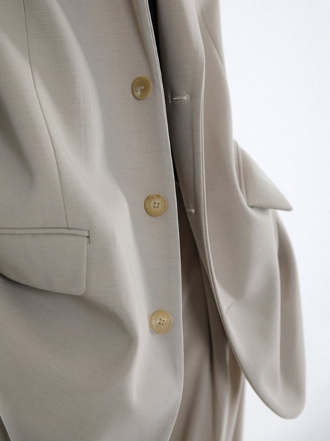 Oversized Three Button Single Blazer