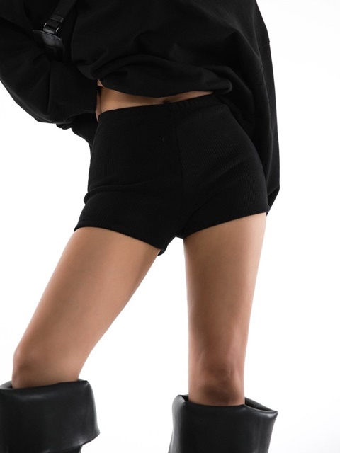 Ribbed Corduroy Micro Shorts