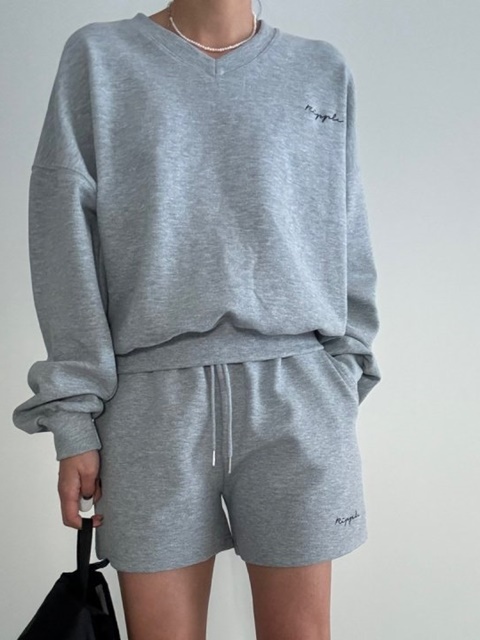 Ripple Top Shorts Set