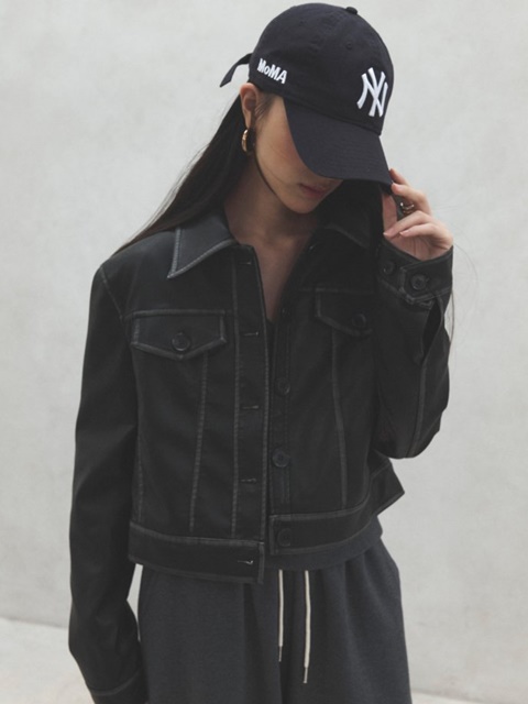 Washing Crop Short Jacket