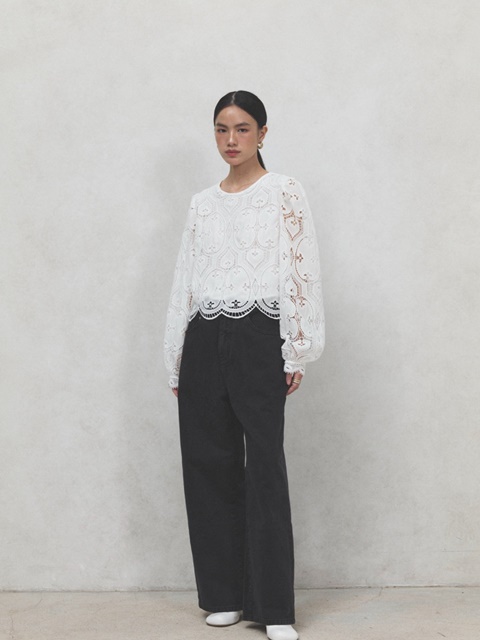 Scallop Blouse