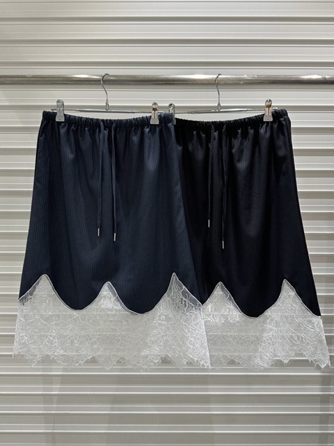 Stripe Lace Skirt