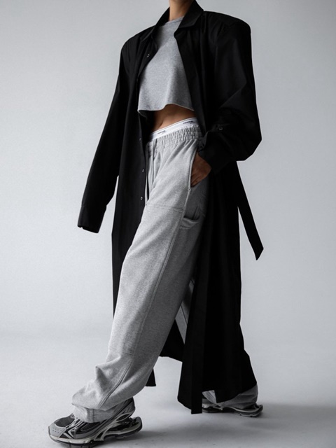 Trench Maxi Shirt One-piece