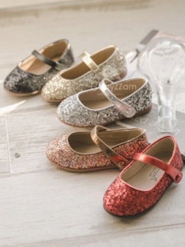 Glitter Button Flat