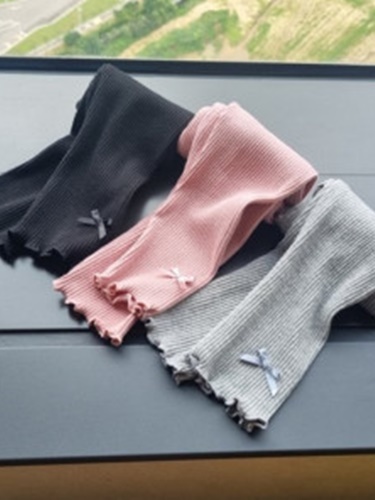 Ribbed Ribbon Leggings