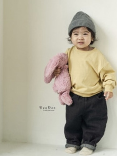 Pintuck Denim Pants