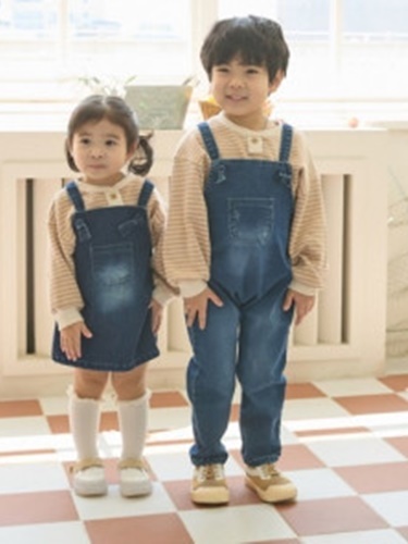 Bongbong Suspender Denim Pants