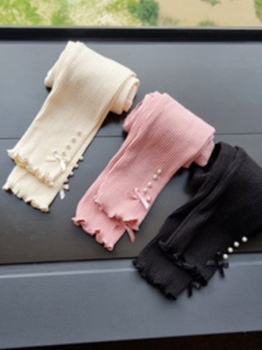 Pearl Ribbon Leggings