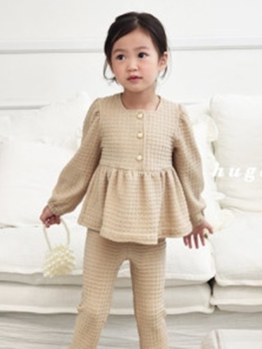 Square Neck Pearl Set