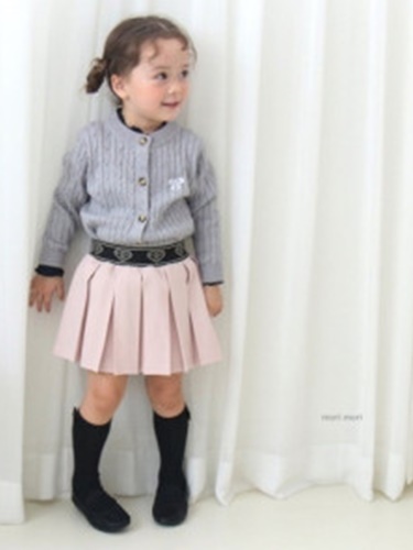 Pleated Skirt Pants