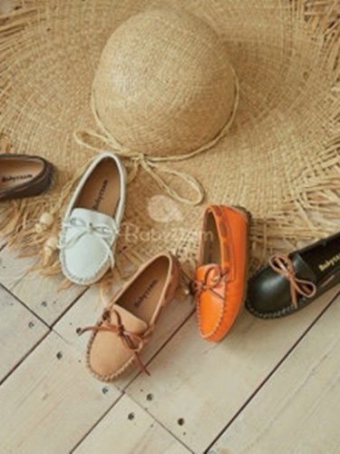 Leather Ribbon Loafer