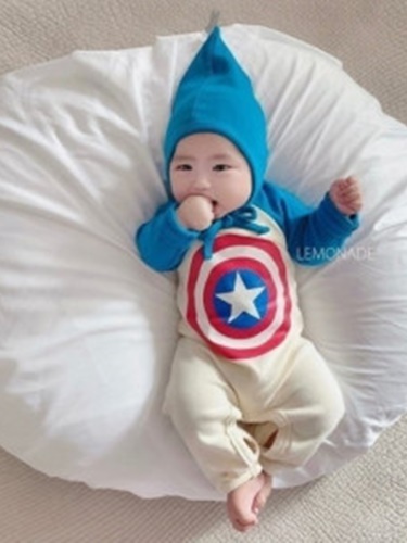 Captain Raglan Romper with Hat