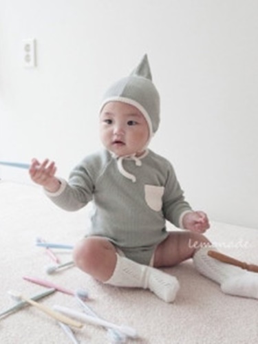 Stretchy Romper with Hat