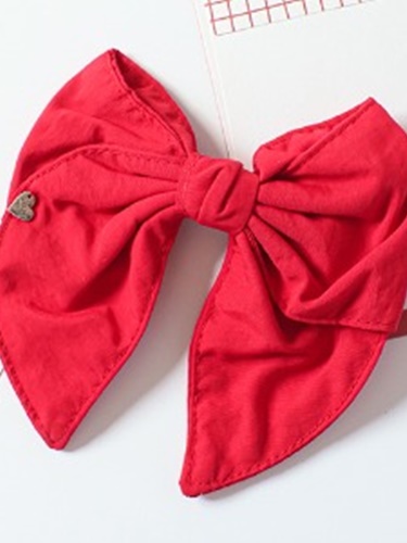 Red Mania Big Ribbon Hairpin