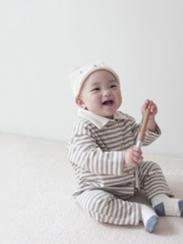 Stripe Collar Bodysuit