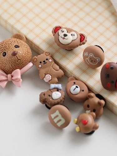 Brown Bear Punching Jibbitz