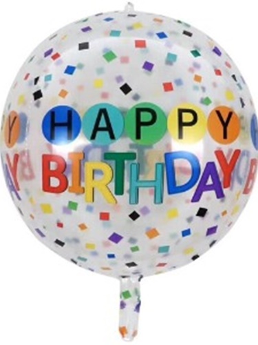 22 Inch Rainbow Birthday Balloon