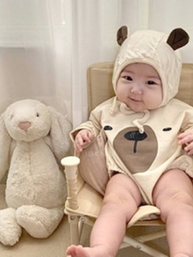 Bear Romper with Hat