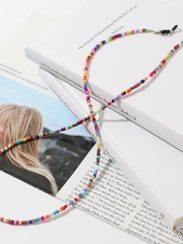 Multi Color Beads Glasses String