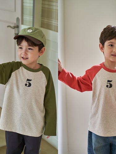 Number 5 Raglan Tee