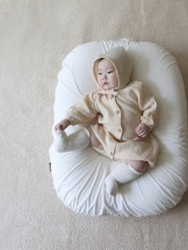 Latte Romper with Bonnet
