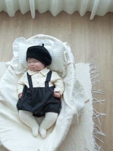 Birds Bodysuit with Hat