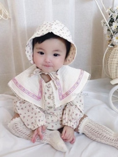 Rose Bodysuit with Bonnet