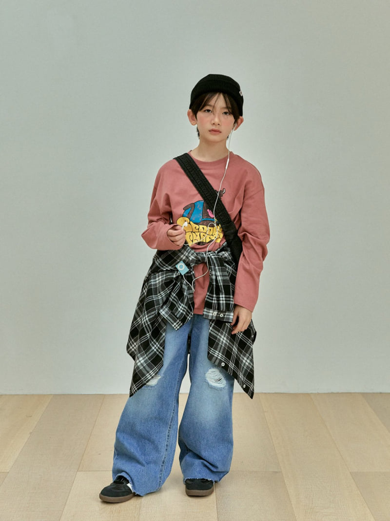 A-Market - Korean Children Fashion - #kidsshorts - Vintage Denim Pants - 9