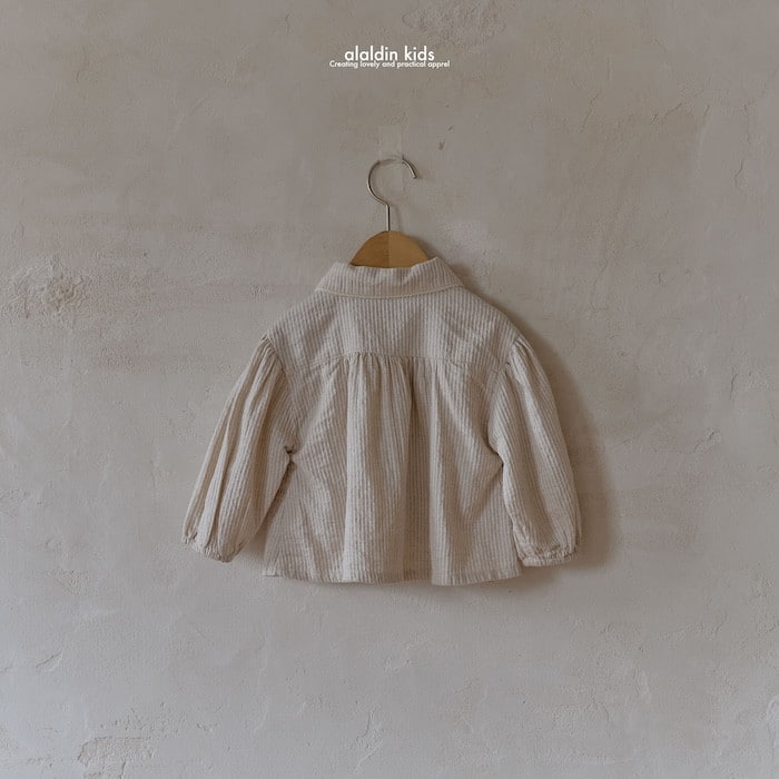 Aladin - Korean Baby Fashion - #babyclothing - Collar Shirring Blouse - 6
