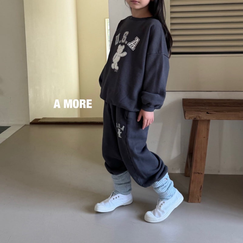 Amore - Korean Children Fashion - #childofig - USA Bear Sweatshirts - 7