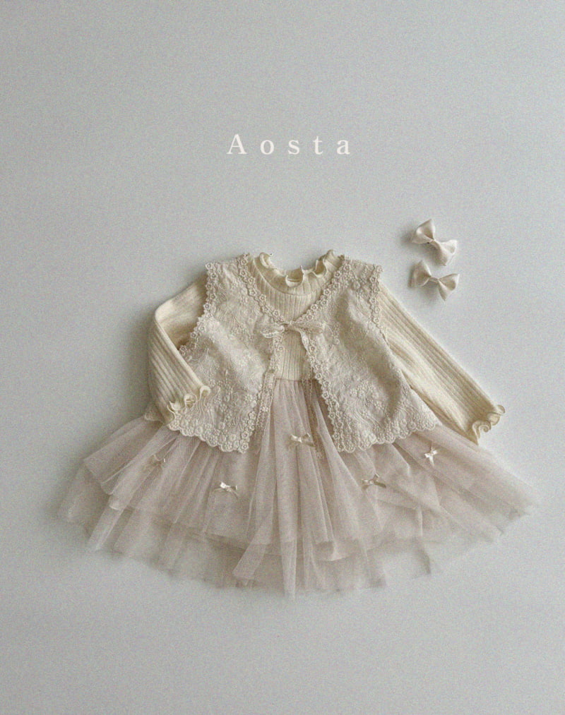 Aosta - Korean Children Fashion - #todddlerfashion - Lace Vest - 7